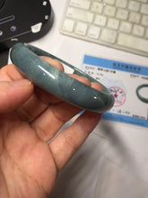 Load image into Gallery viewer, 61mm Certified Type A 100% Natural dark green/blue/gray/black Guatemala Jadeite bangle AZ144-6426