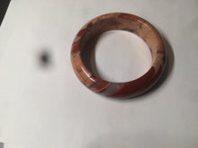 Load image into Gallery viewer, 53mm 100% natural red/pink red jasper stone bangle XY89