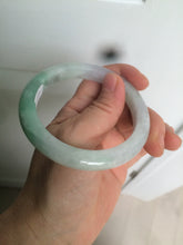 Load image into Gallery viewer, 57mm certified Type A 100% Natural sunny green/white/purple Jadeite Jade bangle L146-5350