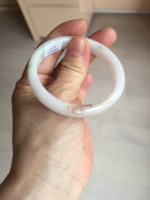 Load image into Gallery viewer, 52.8mm Certificated 100% natural type A sunny green/white/red jadeite jade bangle AF91-3177