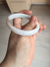 Load image into Gallery viewer, 52.8mm Certificated 100% natural type A sunny green/white/red jadeite jade bangle AF91-3177