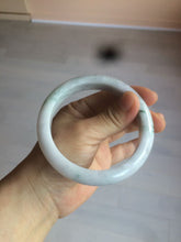 Load image into Gallery viewer, 62.6mm Certified Type A 100% Natural green/yellow/white/purple early spring mountain forest series Jadeite Jade bangle K93-0461