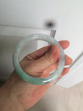 Load image into Gallery viewer, 57mm certified Type A 100% Natural sunny green/white/purple Jadeite Jade bangle L146-5350
