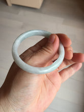 Load image into Gallery viewer, 49mm Type A 100% Natural light green oval Jadeite Jade bangle BM71