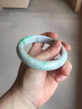 Load image into Gallery viewer, 58.5mm Certified Type A 100% Natural Sunny Green Purple Gray brown black Jadeite Jade Bangle AZ182-6585