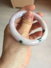 Load image into Gallery viewer, SOld! pleae don't order. Thanks. 55mm certified 100% natural type A sunny green/purple jadeite jade bangle BN86-8721