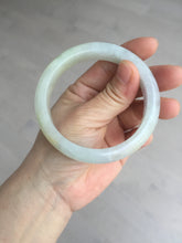 Load image into Gallery viewer, 57.5mm certified 100% natural Type A icy watery light yellow/white with jadeite jade bangle BL56-3288