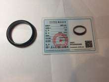 Load image into Gallery viewer, 52.5mm Certified Type A 100% Natural dark green/blue/gray/black Guatemala Jadeite bangle PB276-0696