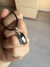 Load image into Gallery viewer, 100% natural type A jadeite jade icy watery yellow green black Willow leaf pendant group AX152