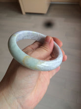 Load image into Gallery viewer, 58.5 mm Certified Type A 100% Natural yellow/light purple/green(FU LU SHOU) Jadeite Jade bangle AF79-0586