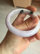 Load image into Gallery viewer, SOld! pleae don't order. Thanks. 55mm certified 100% natural type A sunny green/purple jadeite jade bangle BN86-8721