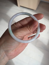 Load image into Gallery viewer, 56.5mm 100% natural Type A sunny green white round cut jadeite jade bangle BL98-4669