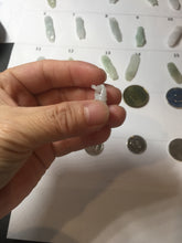 Load image into Gallery viewer, 100% natural type A icy watery sunny green/purple a pearl in my palm (apple of my eye, 掌上明珠) Jadeite jade bead PH233