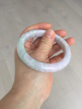 Load image into Gallery viewer, 59.5mm certified Type A 100% Natural light green sunny green light purple Jadeite Jade bangle BF147-8465