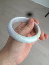 Load image into Gallery viewer, 58.5 mm Certified Type A 100% Natural yellow/light purple/green(FU LU SHOU) Jadeite Jade bangle AF79-0586