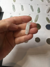 Load image into Gallery viewer, 100% natural type A icy watery sunny green/purple a pearl in my palm (apple of my eye, 掌上明珠) Jadeite jade bead PH233