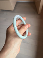 Load image into Gallery viewer, 61mm certified Type A 100% Natural light green light purple round cut Jadeite Jade bangle PH218-3235