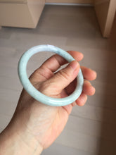 Load image into Gallery viewer, 61mm certified Type A 100% Natural light green light purple round cut Jadeite Jade bangle PH218-3235
