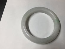 Load image into Gallery viewer, 56.6mm certified 100% natural Type A icy watery light green/white jadeite jade bangle BP52-3872