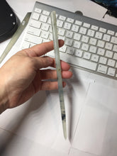Load image into Gallery viewer, 22cm 100% Natural icy watery black dark green ink painting(水墨画) Xiu Jade (Serpentine) Hairpin AW71