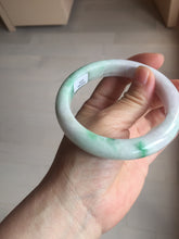 Load image into Gallery viewer, 60.6mm certified 100% Natural sunny green/white/purple/brown Jadeite Jade bangle AZ165-4034