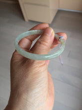 Load image into Gallery viewer, 50mm Certified Type A 100% Natural icy watery light purple white slim Jadeite Jade bangle PJ54-2048
