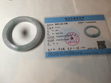 Load image into Gallery viewer, 55mm Certified type A 100% Natural green/white/purple Jadeite jade bangle BG32-0318