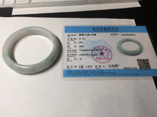Load image into Gallery viewer, 56.5mm 100% natural type A green/white/purple/red (FU LU SHOU) jadeite jade bangle BP54-0621