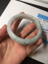 Load image into Gallery viewer, 56.5mm 100% natural type A green/white/purple/red (FU LU SHOU) jadeite jade bangle BP54-0621