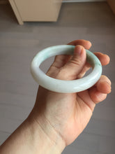 Load image into Gallery viewer, 60mm Certified Type A 100% Natural sunny green white Jadeite bangle PA263-3841