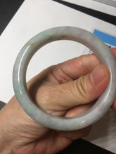 Load image into Gallery viewer, 56.5mm 100% natural type A green/white/purple/red (FU LU SHOU) jadeite jade bangle BP54-0621