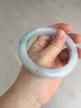 Load image into Gallery viewer, 60.4mm certified Type A 100% Natural icy watery light green/purple Jadeite Jade bangle BF145-9528