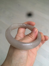 Load image into Gallery viewer, 56mm 100% natural light Pink/black/purple Quartzite (Shetaicui jade) 3D carved Bow knot bangle SY8