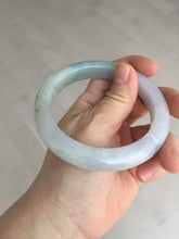 Load image into Gallery viewer, 60.4mm certified Type A 100% Natural icy watery light green/purple Jadeite Jade bangle BF145-9528