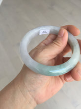 Load image into Gallery viewer, 60.4mm certified Type A 100% Natural icy watery light green/purple Jadeite Jade bangle BF145-9528
