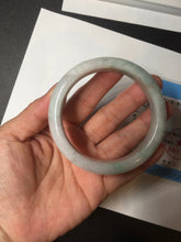 Load image into Gallery viewer, 56.5mm 100% natural type A green/white/purple/red (FU LU SHOU) jadeite jade bangle BP54-0621