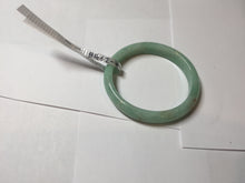 Load image into Gallery viewer, 49mm Certified Type A 100% Natural sunny apple green/red oval Jadeite Jade bangle BG62-0165