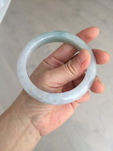 Load image into Gallery viewer, 60.4mm certified Type A 100% Natural icy watery light green/purple Jadeite Jade bangle BF145-9528