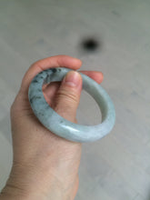 Load image into Gallery viewer, 55 mm Certified type A 100% Natural green/purple/black Jadeite bangle AT97-7557