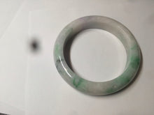 Load image into Gallery viewer, 57.6mm Certified 100% natural Type A sunny green/white/purple jadeite jade bangle AH87-4126