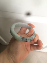 Load image into Gallery viewer, 55 mm Certified type A 100% Natural green/purple/black Jadeite bangle AT97-7557
