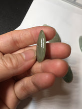 Load image into Gallery viewer, 100% Natural type A light green/gray candied dates Jadeite Jade pendant AX155
