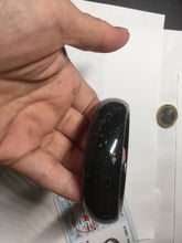 Load image into Gallery viewer, 60.3mm 100% Natural dark green/black meteorite Stellar Night sky nephrite bangle HN26-7598
