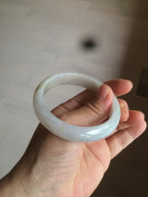 Load image into Gallery viewer, 55mm Certified type A 100% Natural green/white/purple/orange Jadeite bangle H115-6185