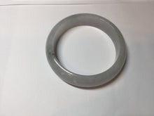 Load image into Gallery viewer, 54.4mm certified 100% natural Type A icy watery white light purple jadeite jade bangle BN8-7071