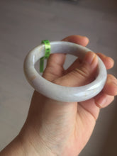 Load image into Gallery viewer, 58.8mm Certified type A 100% Natural light purple/white/orange Jadeite bangle G89-3054