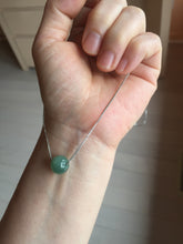 Load image into Gallery viewer, 10-10.5mm Type A 100% Natural light green dark green/gray(油青) Jadeite Jade bead pendant group PC194 Add on item