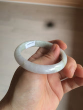 Load image into Gallery viewer, 52mm Certified Type A 100% Natural light green/brown/purple Jadeite Jade bangle AQ63-1641