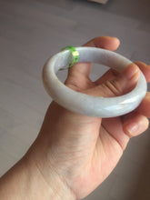 Load image into Gallery viewer, 58.8mm Certified type A 100% Natural light purple/white/orange Jadeite bangle G89-3054