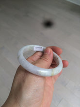 Load image into Gallery viewer, 52mm Certified Type A 100% Natural light green/brown/purple Jadeite Jade bangle AQ63-1641